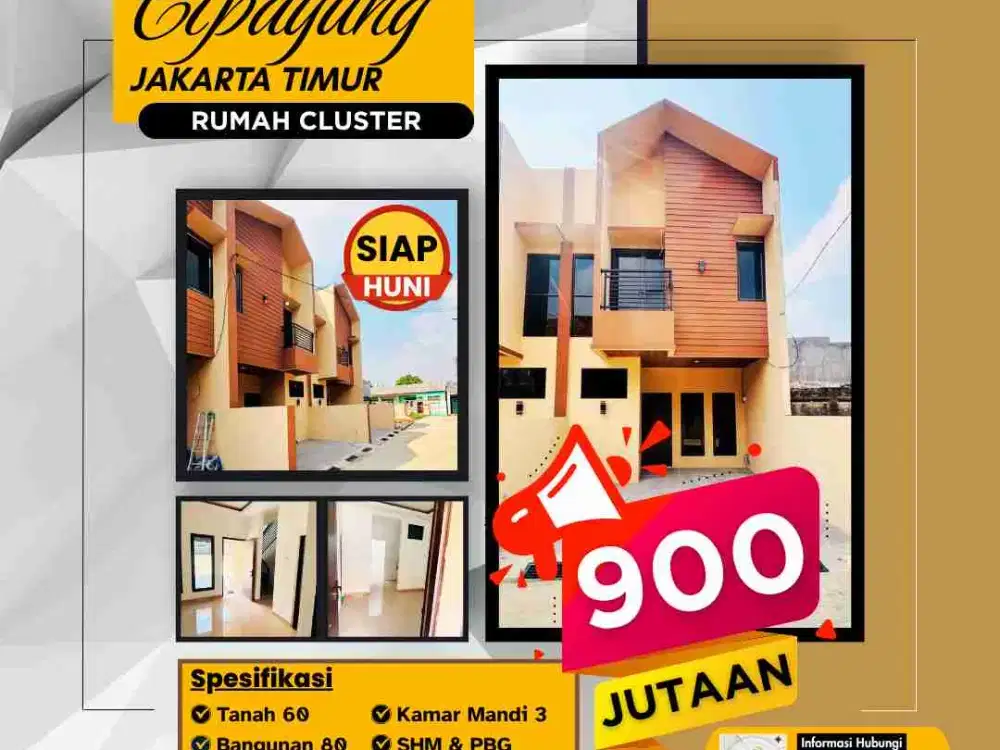 Dijual Rumah Siap Huni Cipayung Jakarta Timur