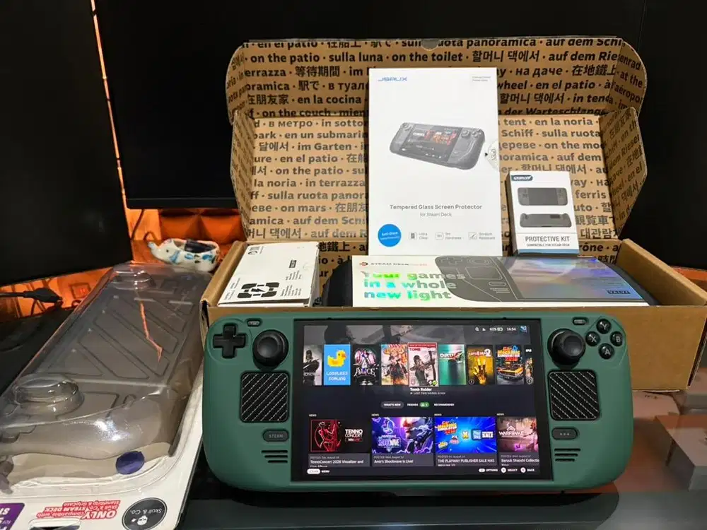 Game Console Steam Deck OLED 2TB Fullset, BONUS banyak, Termurah