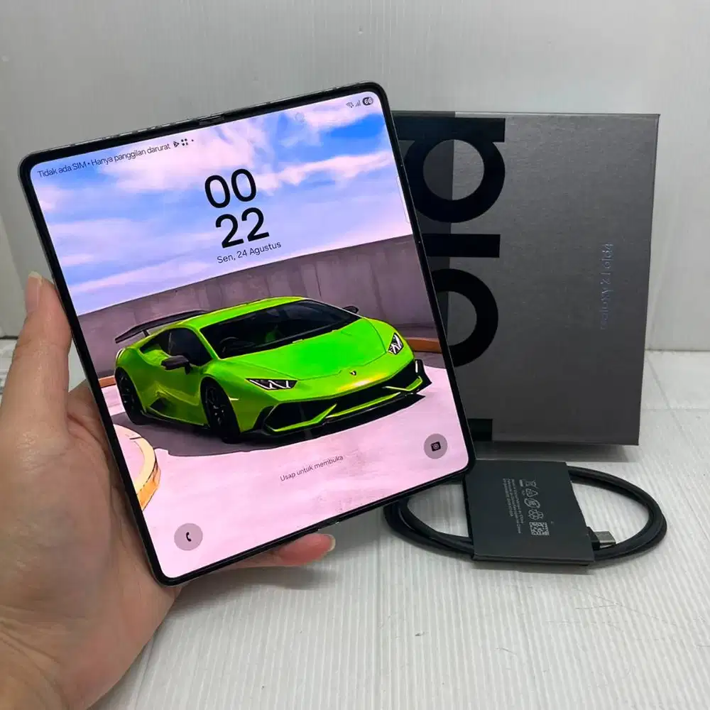 MURAH FULLSET SAMSUNG GALAXY Z FOLD 4 5G 12/512 GRAYGREEN SEIN