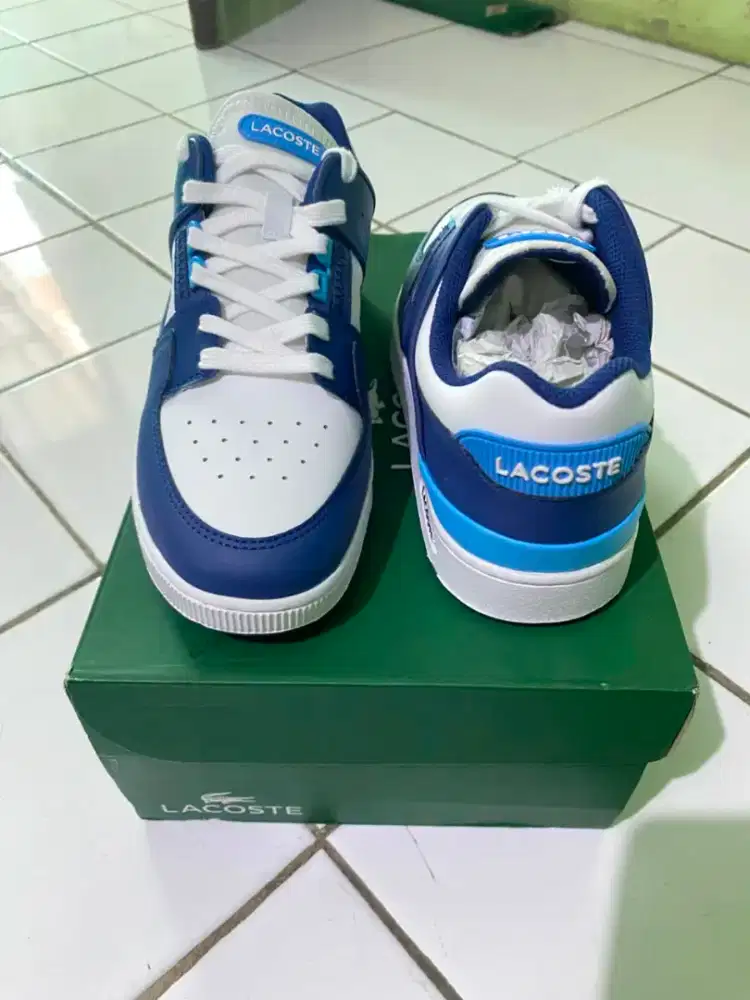 DIJUAL RUGI SEPATU LACOSTE ORIGINAL COURT CAGE 124 1 SMA (NEW/BARU)