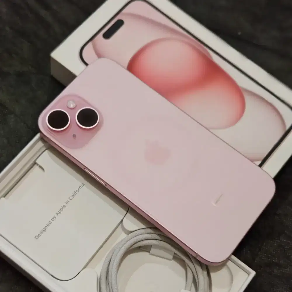 Iphone 15 128GB Garansi Resmi Juni 2027 Fullset Original Like New