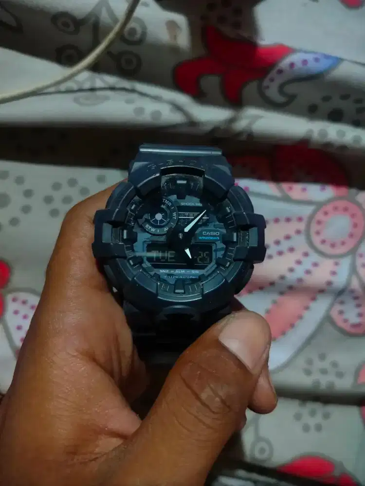 BU CEPAT! G-Shock GA-700CA-2A Navy Blue Camo Original