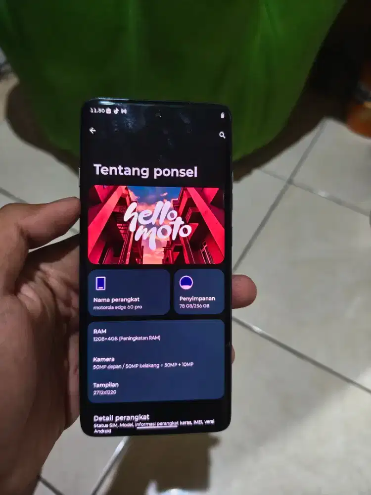 Motorola Edge 60 Pro 12/256gb Like New, Nego Bensin