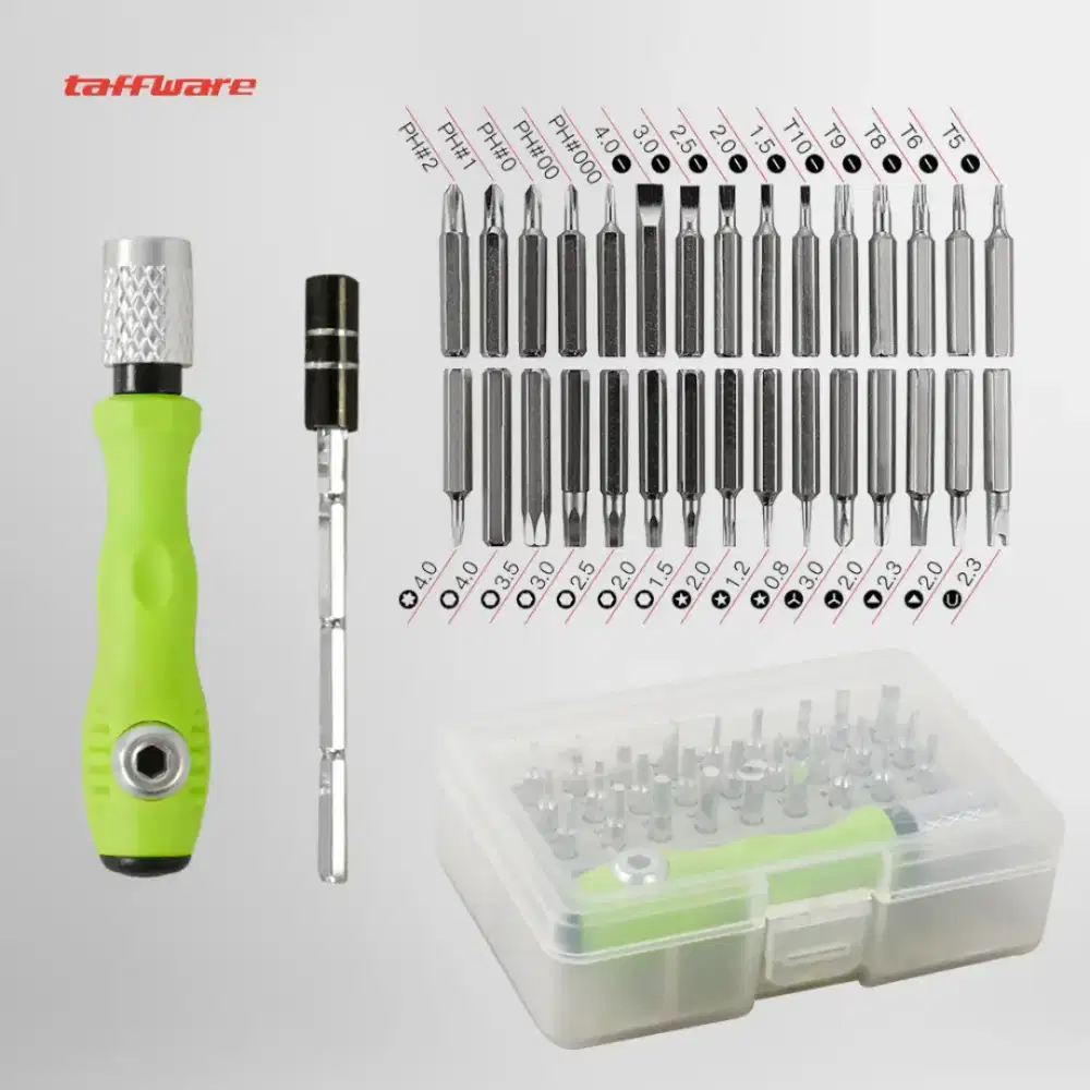 Obeng Set 32in1 Magnetic Screwdrivers Tool for Smartphone 