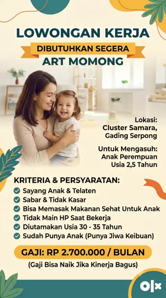 Lowongan ART Momong