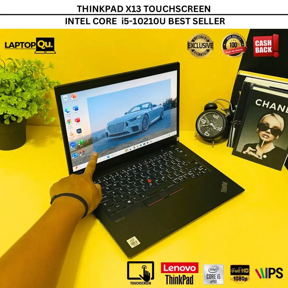 THINKPAD X13 i5 GEN 10 RAM 16GB/SSD 256GB NVMe/TOUCHSCREEN/FHD/GRADE A