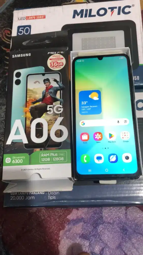 Samsung a06 5g 6+6/128