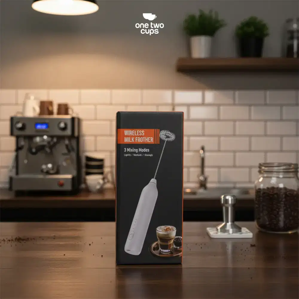 One Two Cups Hand Mixer Mini Pengocok Telur Kopi Milk Frother 