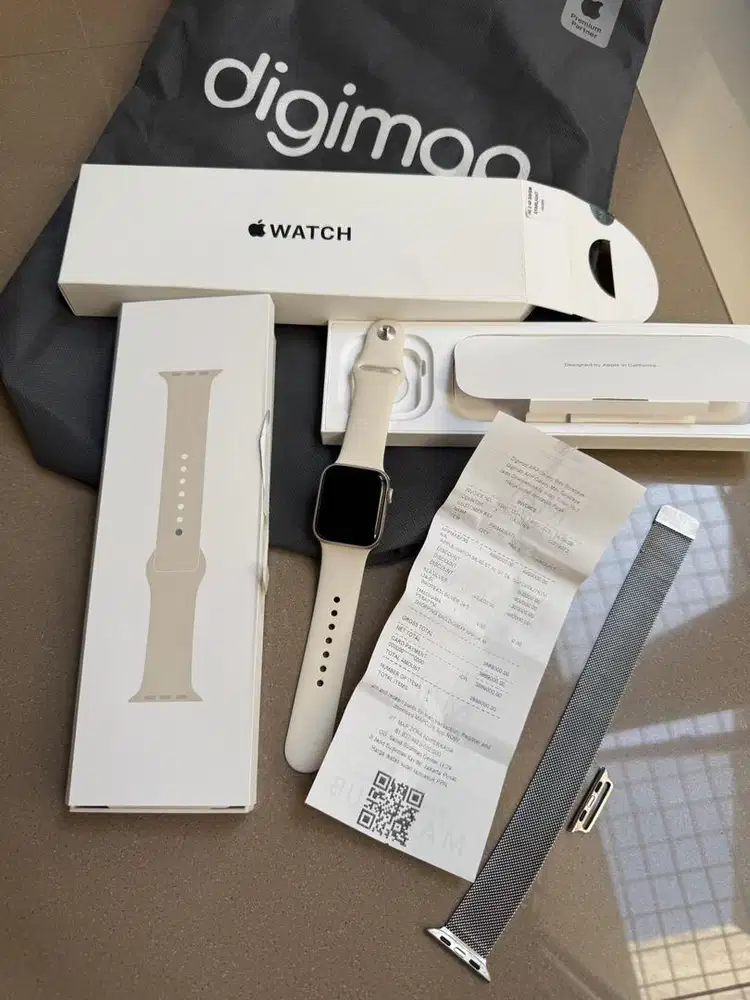 APPLE WATCH SE starlight gen 2 (Garansi Resmi+Qoala)