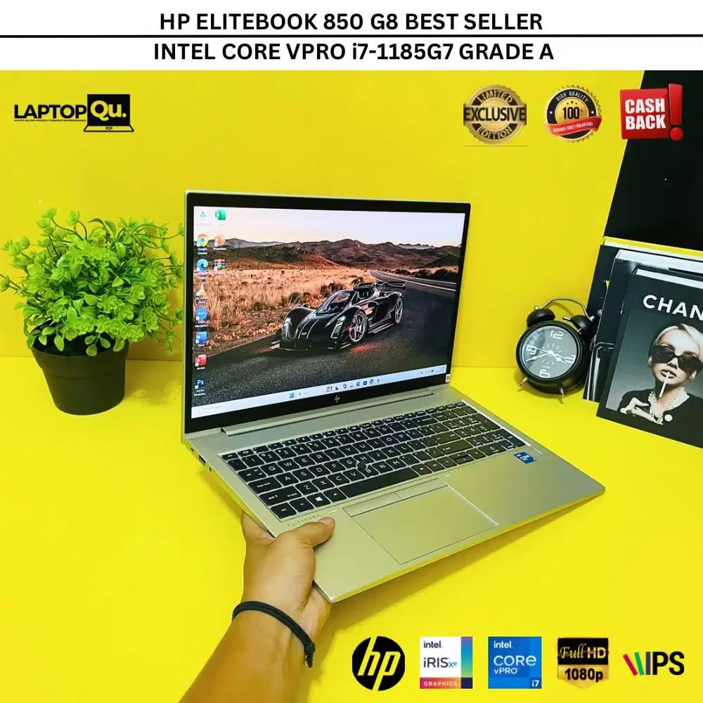 HP ELITEBOOK 850 G8 i7-1185G7 16GB/512GB/FHD/BACKLITE/GRADE A