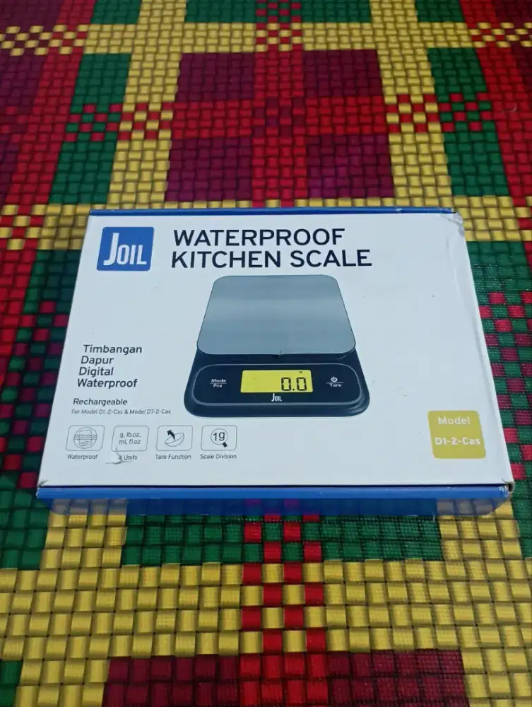 Timbangan Dapur Digital Charger dan Baterai