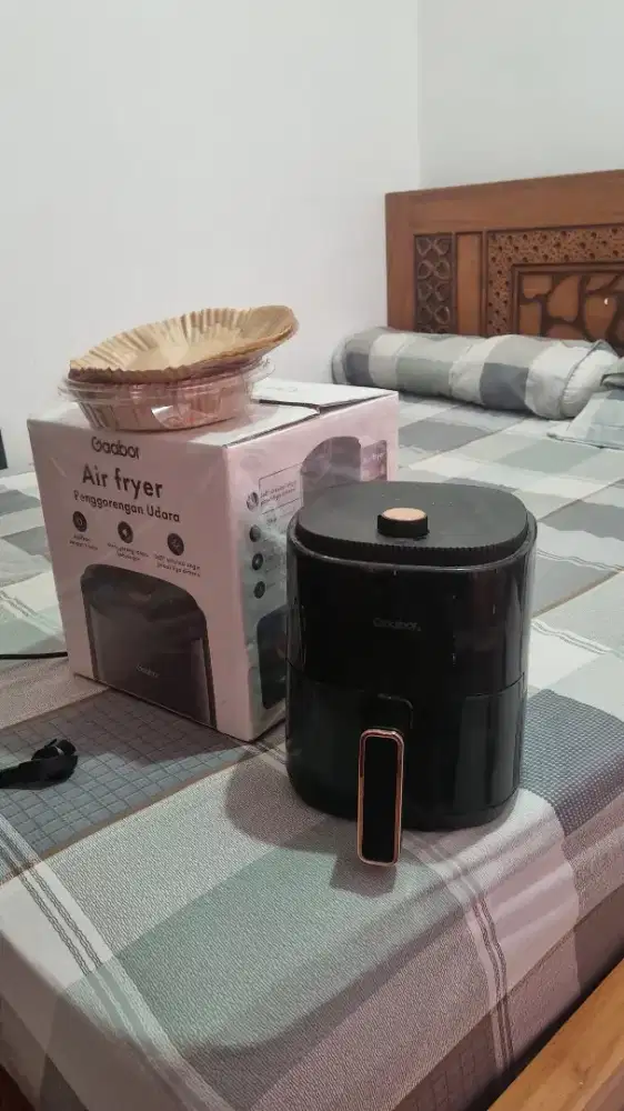 Air fryer gaboor free kertas minyak