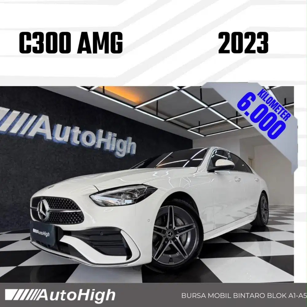 DP10% [Km6.000] C300 AMG 2023 White Reg 2025 #AUTOHIGH