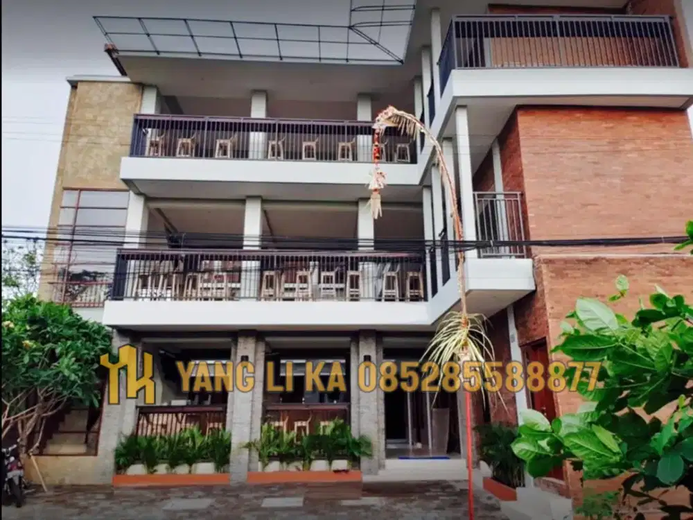 Jual Cepat Rumah + Brand New Guest House / Hostel 21 Kamar Fully Furnished di Seminyak Kuta Bali