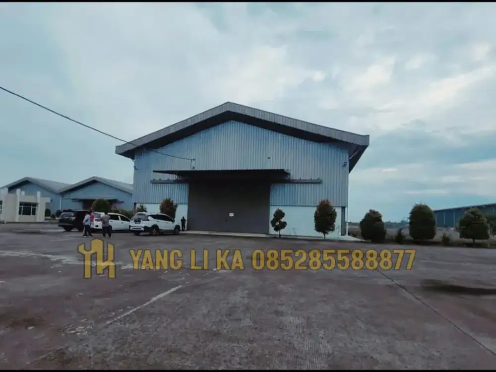 Jual Cepat Gudang + Kantor Dan Mess Bangunan Baru Siap Pakai Dengan Luas 2 Hektar Di Cikande Serang Banten