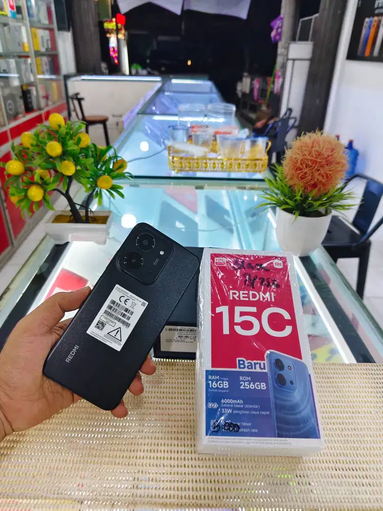 Redmi 15C Ram 8+8Gb/ 256Gb Fullset Mulus Like New Original 100%