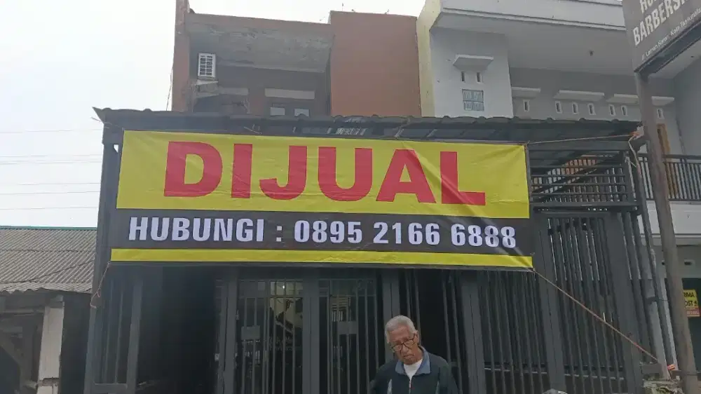 DIJUAL RUKO 2 LANTAI LETNAN HARUN STRATEGIS