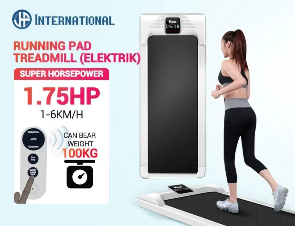 Dijual Running Pad Treadmill Elektrik