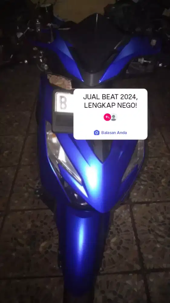 JUAL MOTOR BEAT CBS ISS 2024