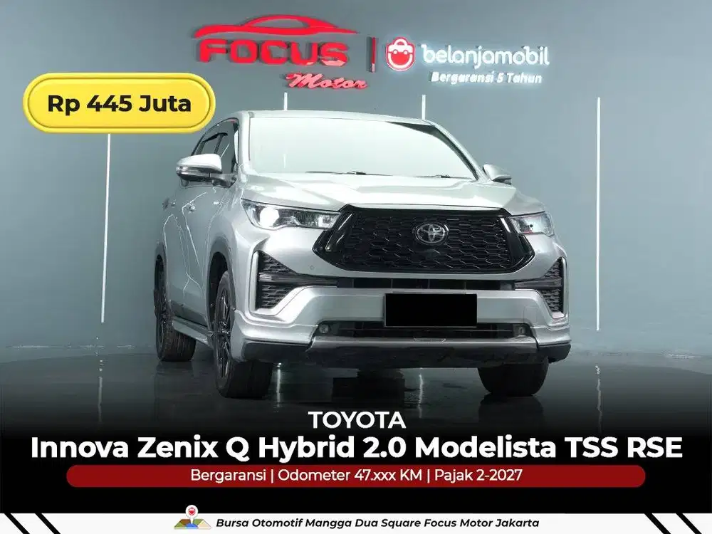 [ BERGARANSI ] Toyota Innova Zenix Q Hybrid 2.0 Modelista 2023/2024