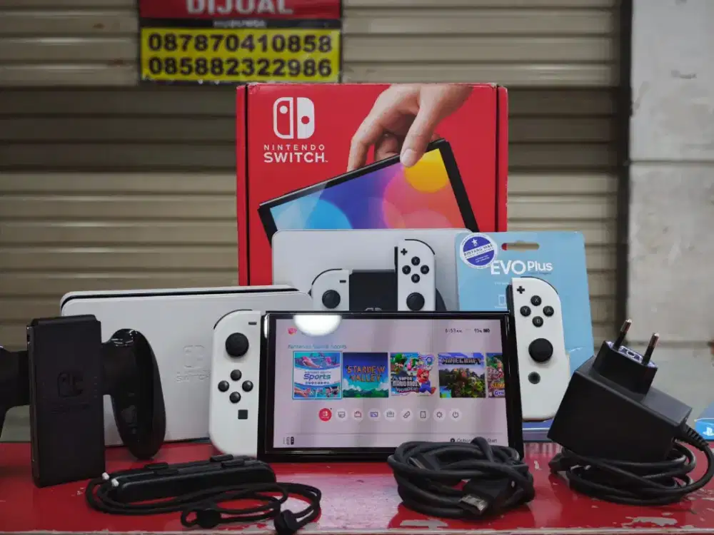 Nintendo Switch OLED WHITE 512GB Fullgame
