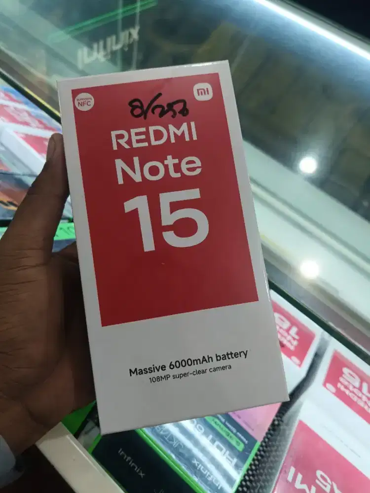 New Redminote 15 ram8/256 garansi resmi 1 tahun