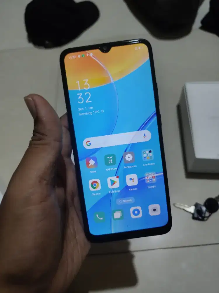 oppo a15 32gb black hape casan original oppo
