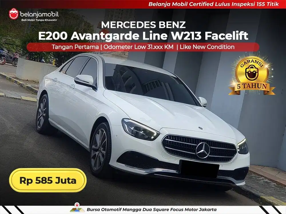 [ LOW KM ] Mercedes Benz Mercy E200 E 200 Avantgarde W213 2022/2023