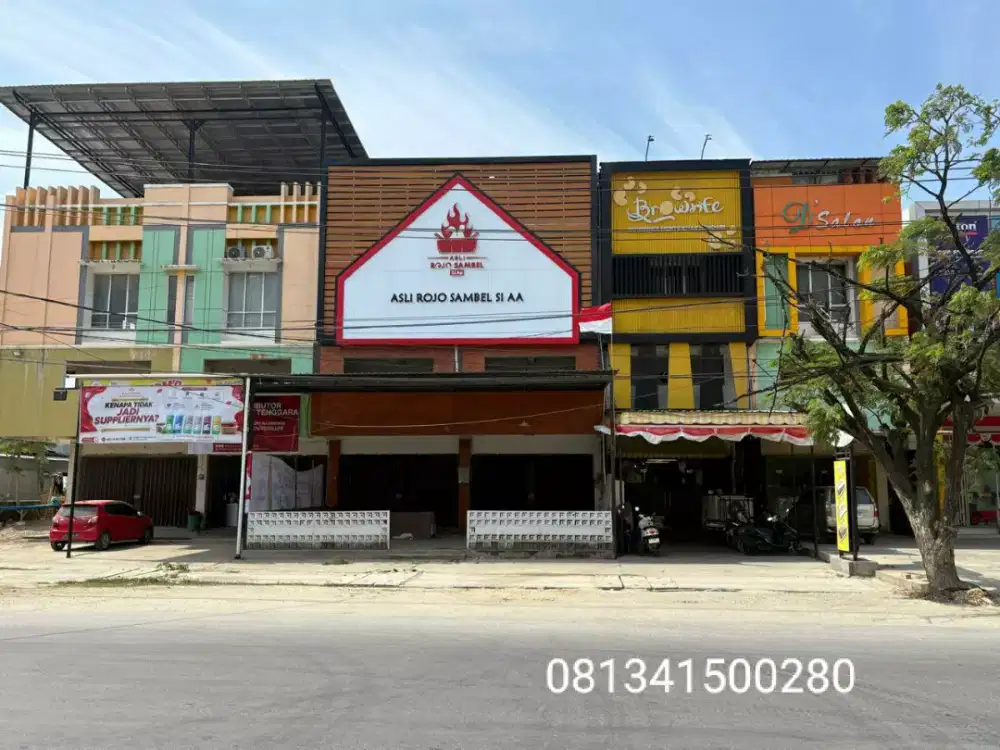 Ruko strategis di sewakan di tengah kota Kendari