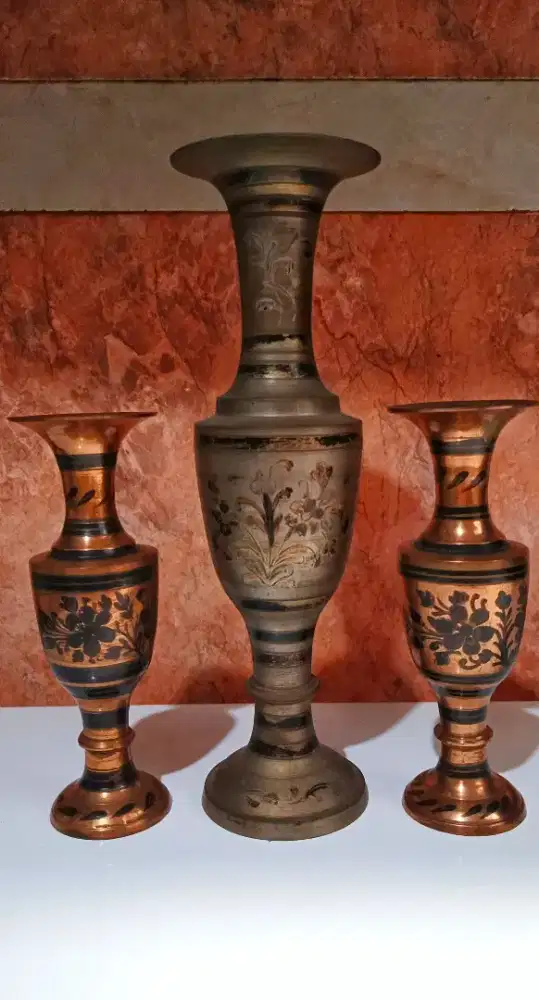 3 vintage kuningan
