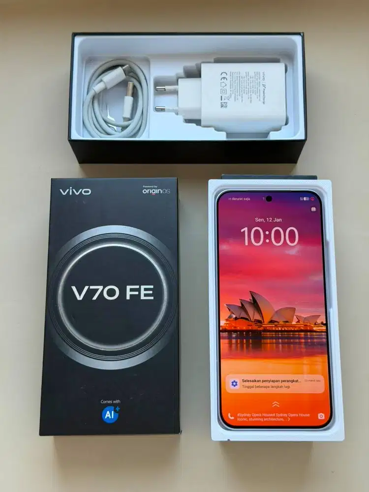 Vivo V70 FE 5G 8/256gb - Silver - Garansi on Maret 2028