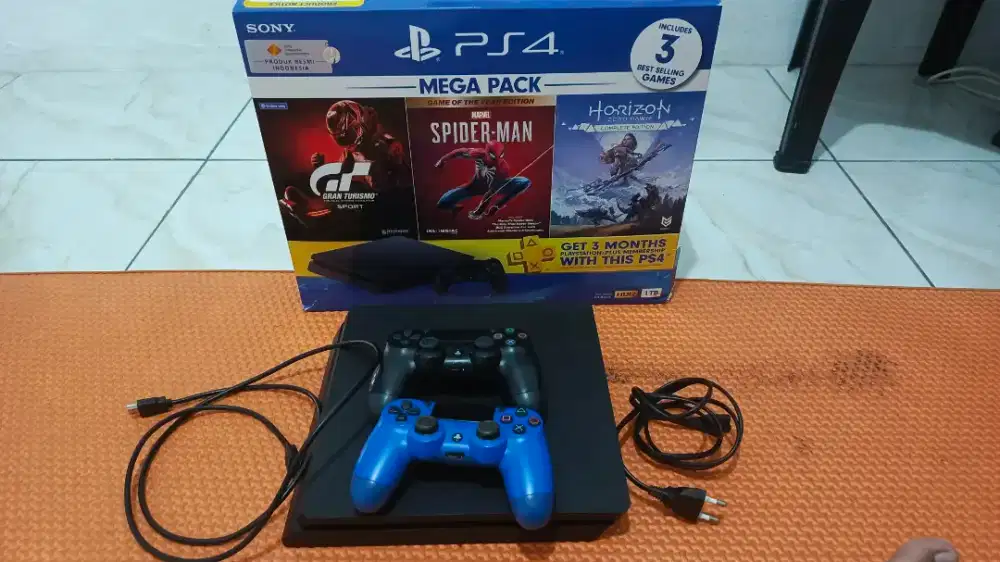 PS4 slim 1tb ORI no Hen Seri mega pack