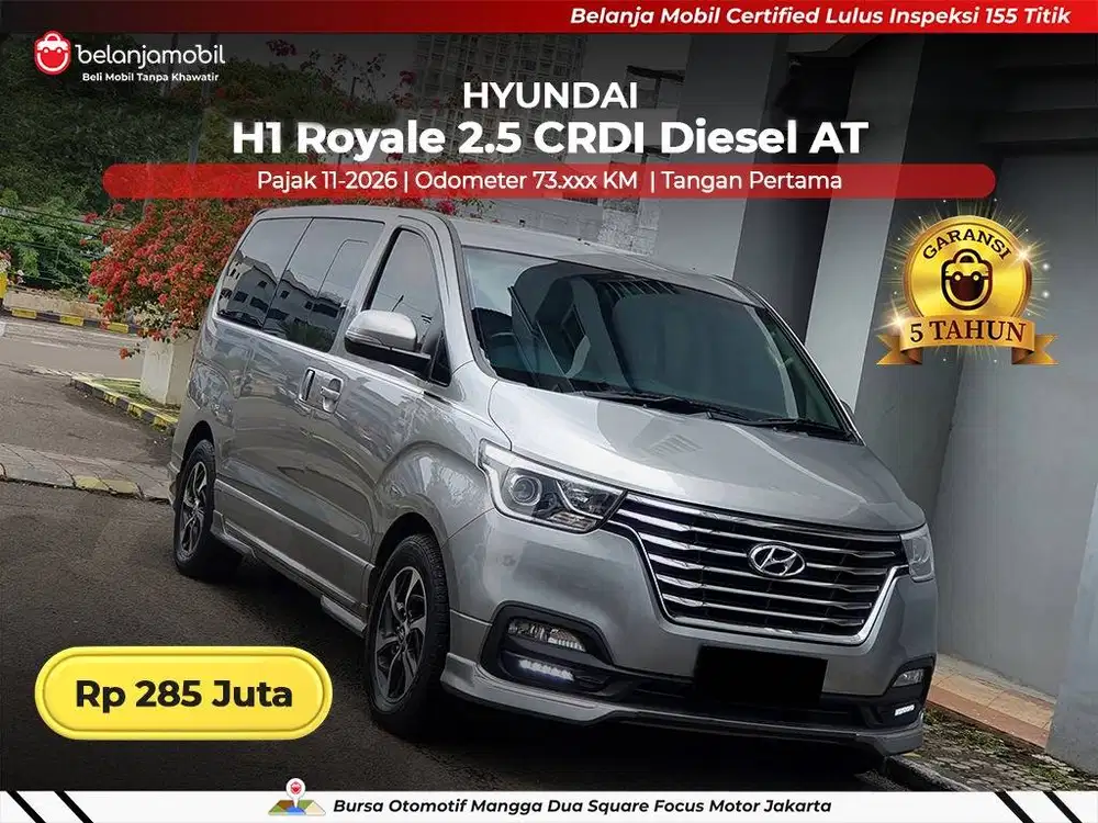 [ GARANSI 5TH ] Hyundai H1 H 1 H-1 Royale 2.5 CRDI AT Abu 2019/2020