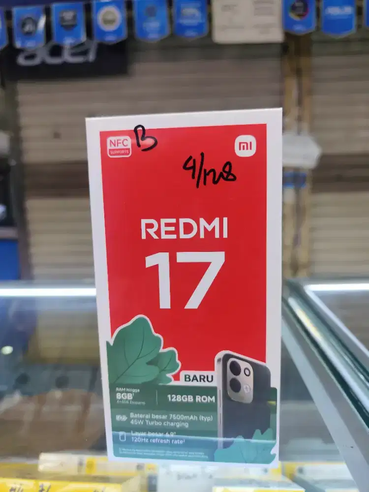 Redmi 17 4/128 (Unit Baru)