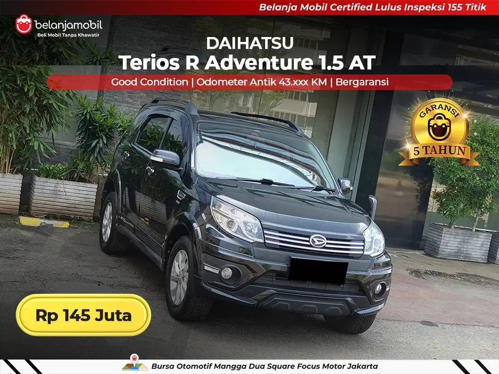 [ LOW KM 43RB ] Daihatsu Terios R Adventure 1.5 AT 2016/2017