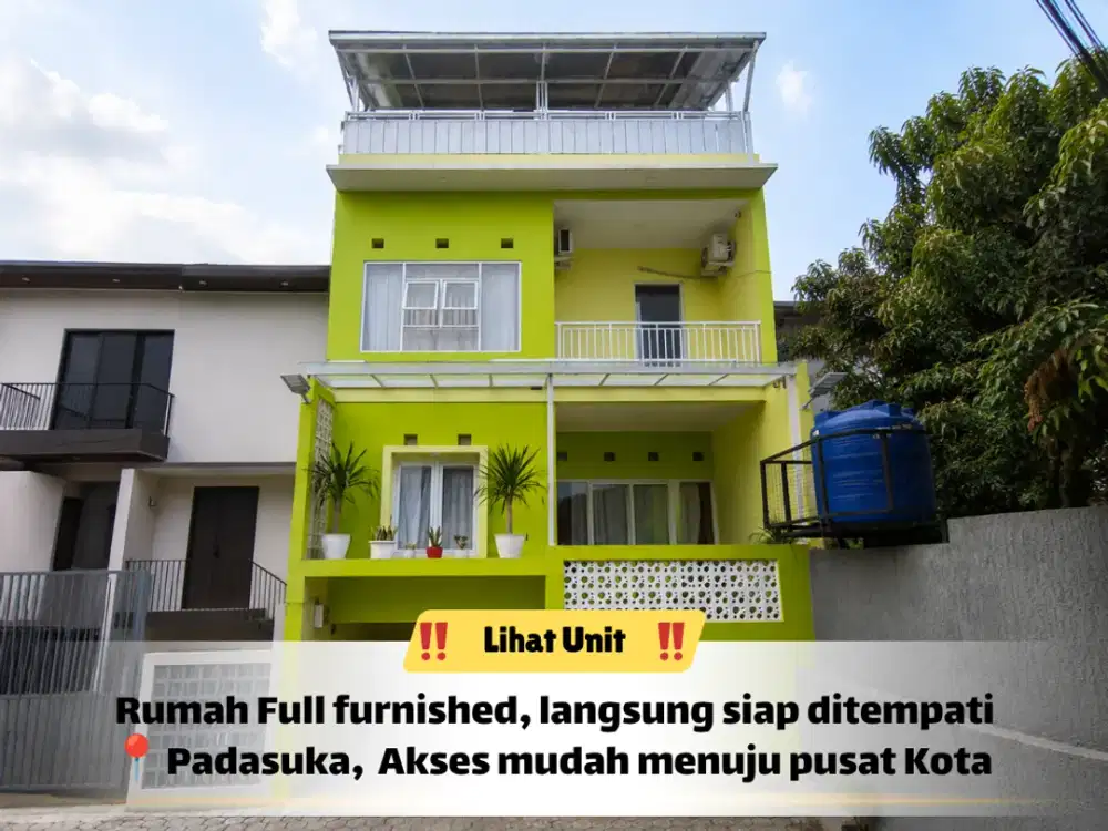 Rumah Padasuka Full Furnished, Cek Sekarang!