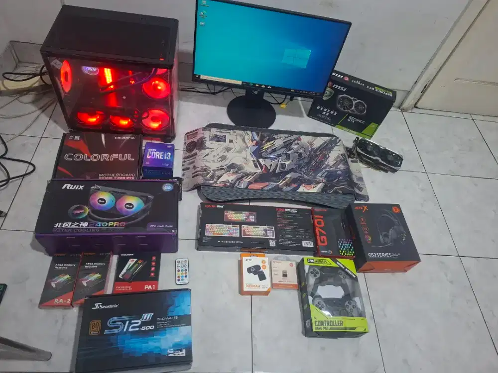 TRMURAH BARU Pc Gaming Pc Fullset Pc Streaming Core i7 gen 11 Rtx 5060