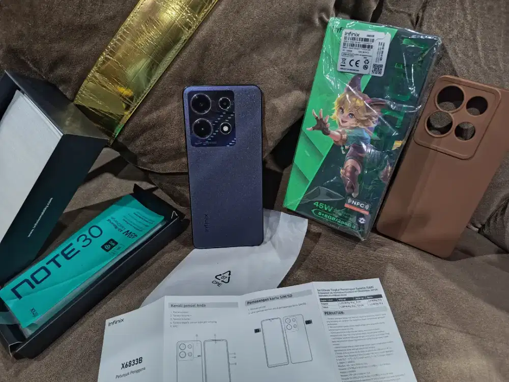 INFINIX NOTE 30 NFC 8+5/256GB LENGKAP MINUS LAYAR LCD RETAK TC AMAN