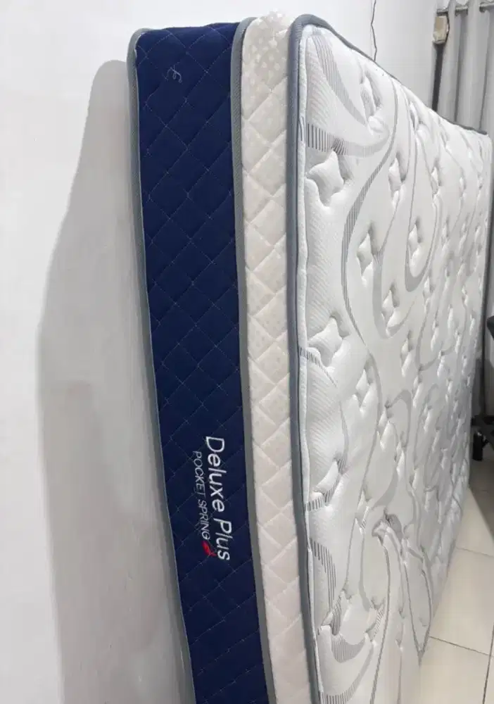 Kasur central deluxe plus spring pocket