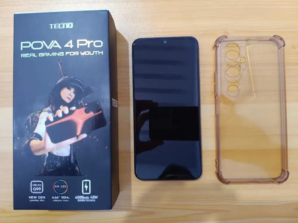 DIJUAL: Tecno Pova 4 Pro Second (Warna Biru Mulus) Harga: Rp 2.000.000