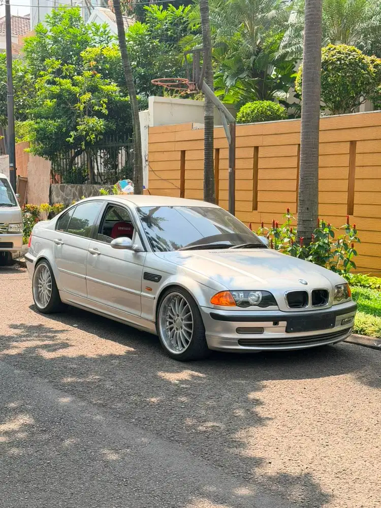 BMW E46 318i 2001 silver bu bmw 3 series full mods racing 2000/2002
