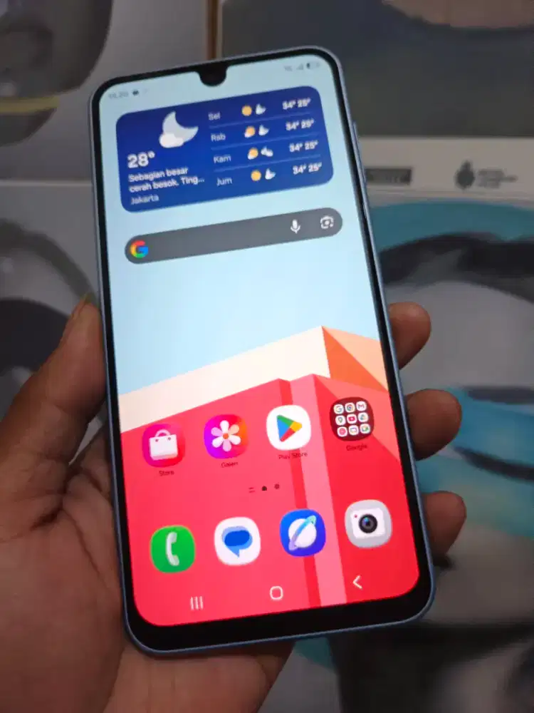 SAMSUNG GALAXY A17 LTE (BLUE) RAM 8/128GB MULUS GARANSI PANJANG