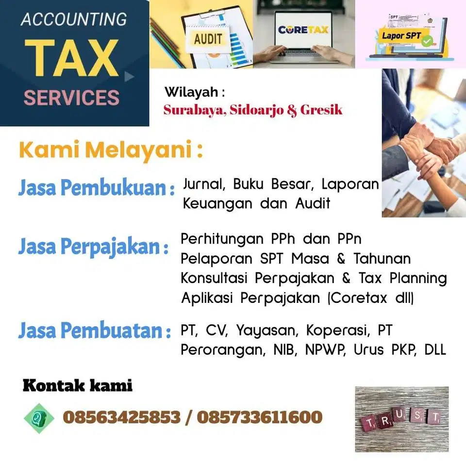 Pengurusan Ijin Usaha UD, CV, PT, NIB, Pajak, Coretax, DJP, PKP
