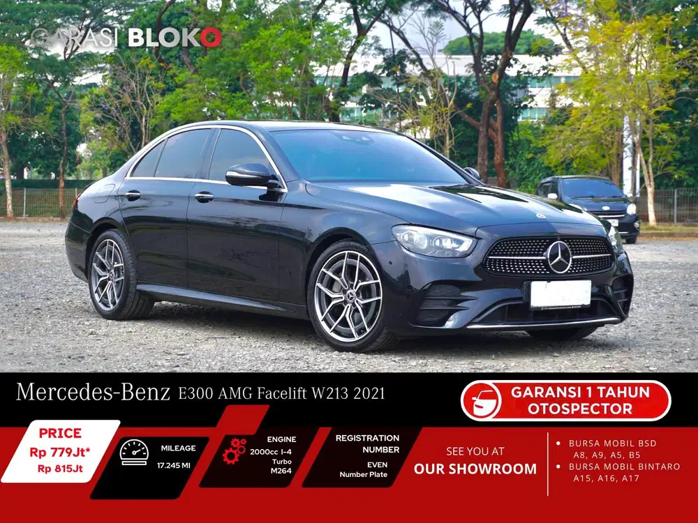 Odo 17rb Warranty ON - Mercedes-Benz E300 AMG Facelift W213 2021