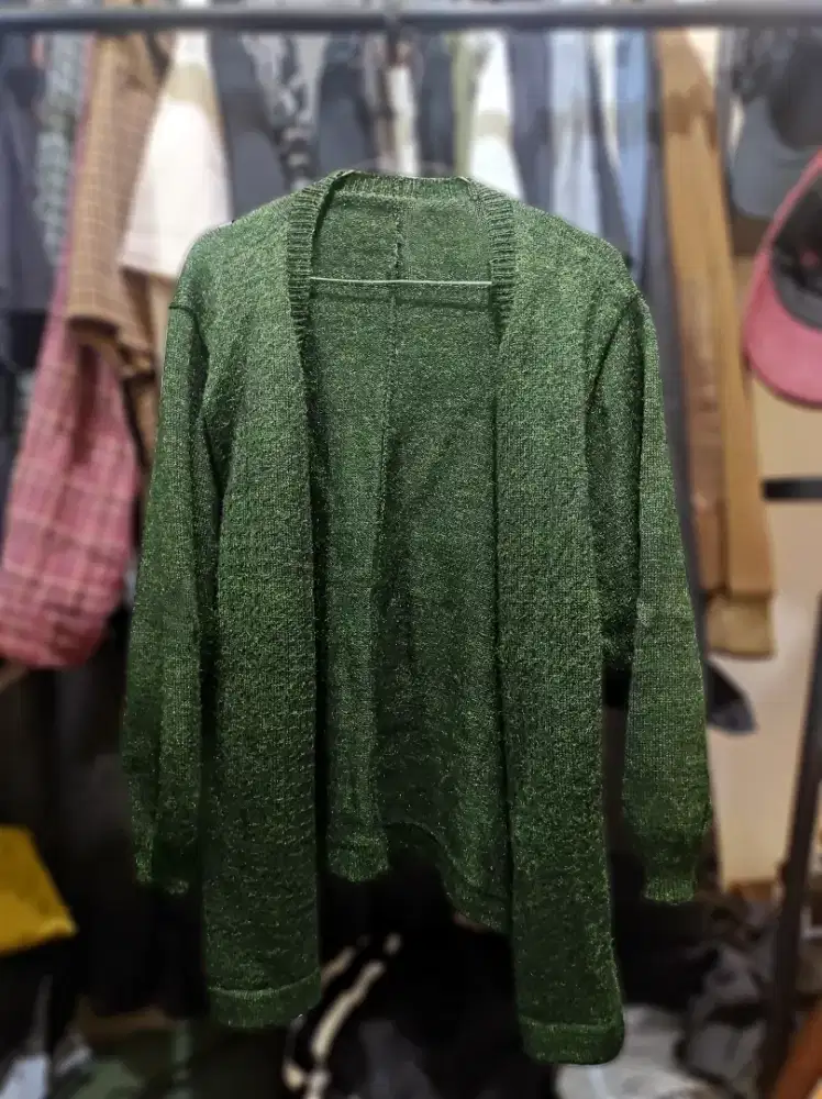 Dark Green Cardigan Kurt Cobain
