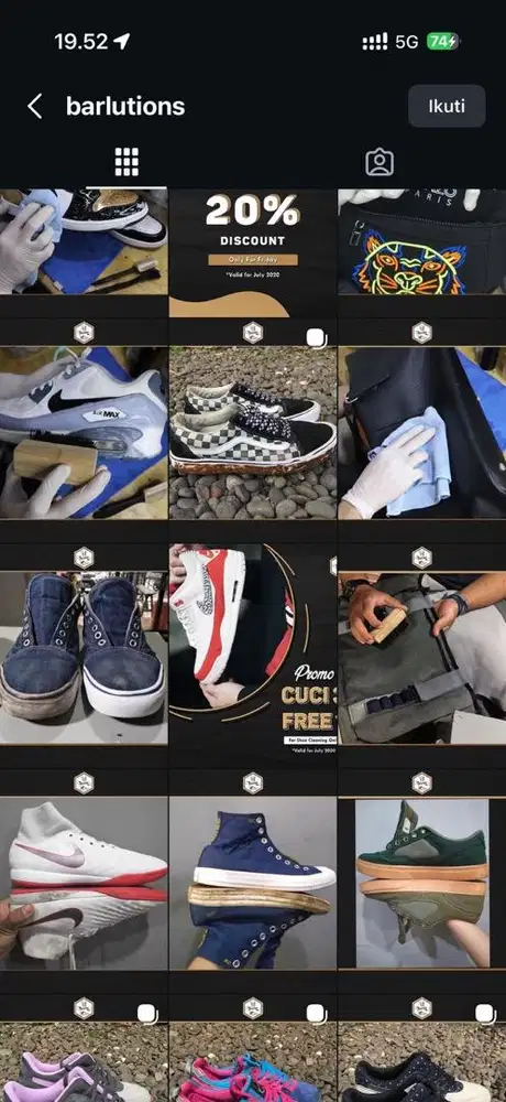 DIBUTUHKAN JASA LAUNDRY SEPATU