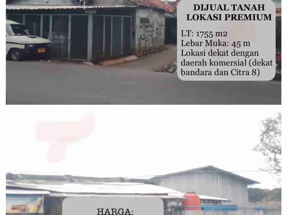 Di Jual Tanah Komersial lokasi premium
