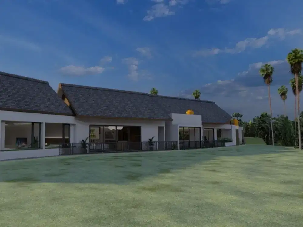 Villa Premium 3 Kamar Tidur di Ubud, View Sawah Abadi, Jalan Kaki ke Pepito, Frestive, RUSTERS