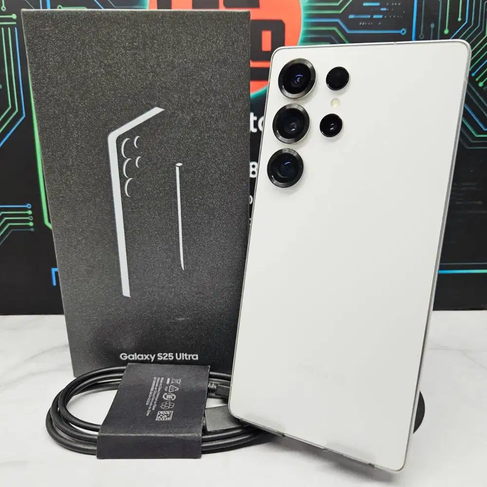 Samsung Galaxy S25 Ultra 12/512GB White SEIN Resmi NO MINUS Fullset