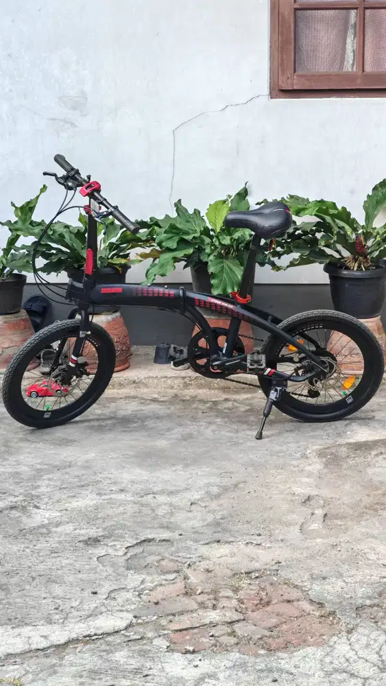 Sepeda lipat alumunium 20 inci maximo piegare 8 speed
